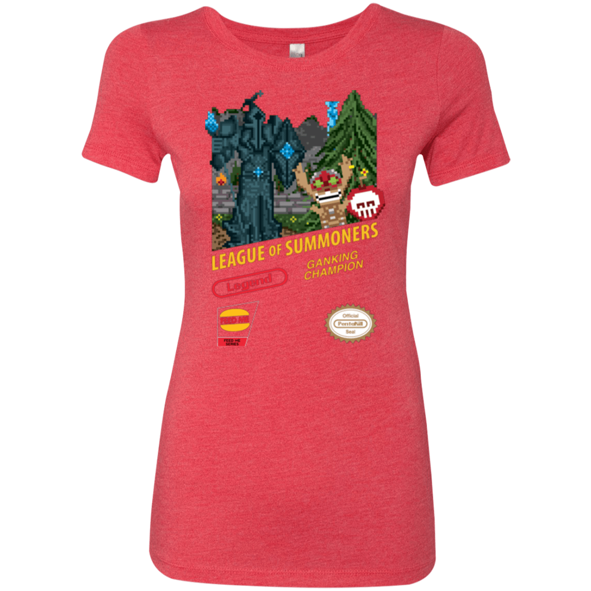 T-Shirts Vintage Red / Small League of Summoners Women's Triblend T-Shirt