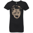 T-Shirts Black / YXS Leather Face Grunge Girls Premium T-Shirt