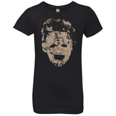 T-Shirts Black / YXS Leather Face Grunge Girls Premium T-Shirt