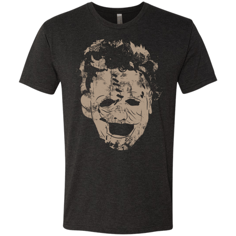 T-Shirts Vintage Black / Small Leather Face Grunge Men's Triblend T-Shirt