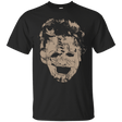 T-Shirts Black / Small Leather Face Grunge T-Shirt