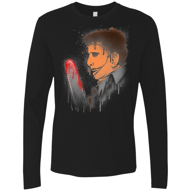 T-Shirts Black / Small Leatherface Men's Premium Long Sleeve