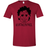 T-Shirts Cardinal Red / S Leatherface Men's Semi-Fitted Softstyle