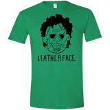 T-Shirts Heather Irish Green / S Leatherface Men's Semi-Fitted Softstyle