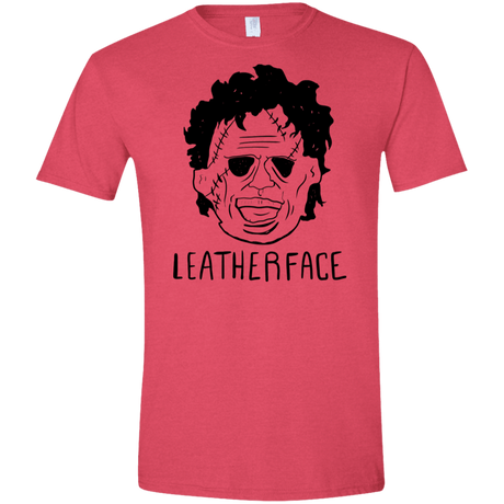 T-Shirts Heather Red / S Leatherface Men's Semi-Fitted Softstyle
