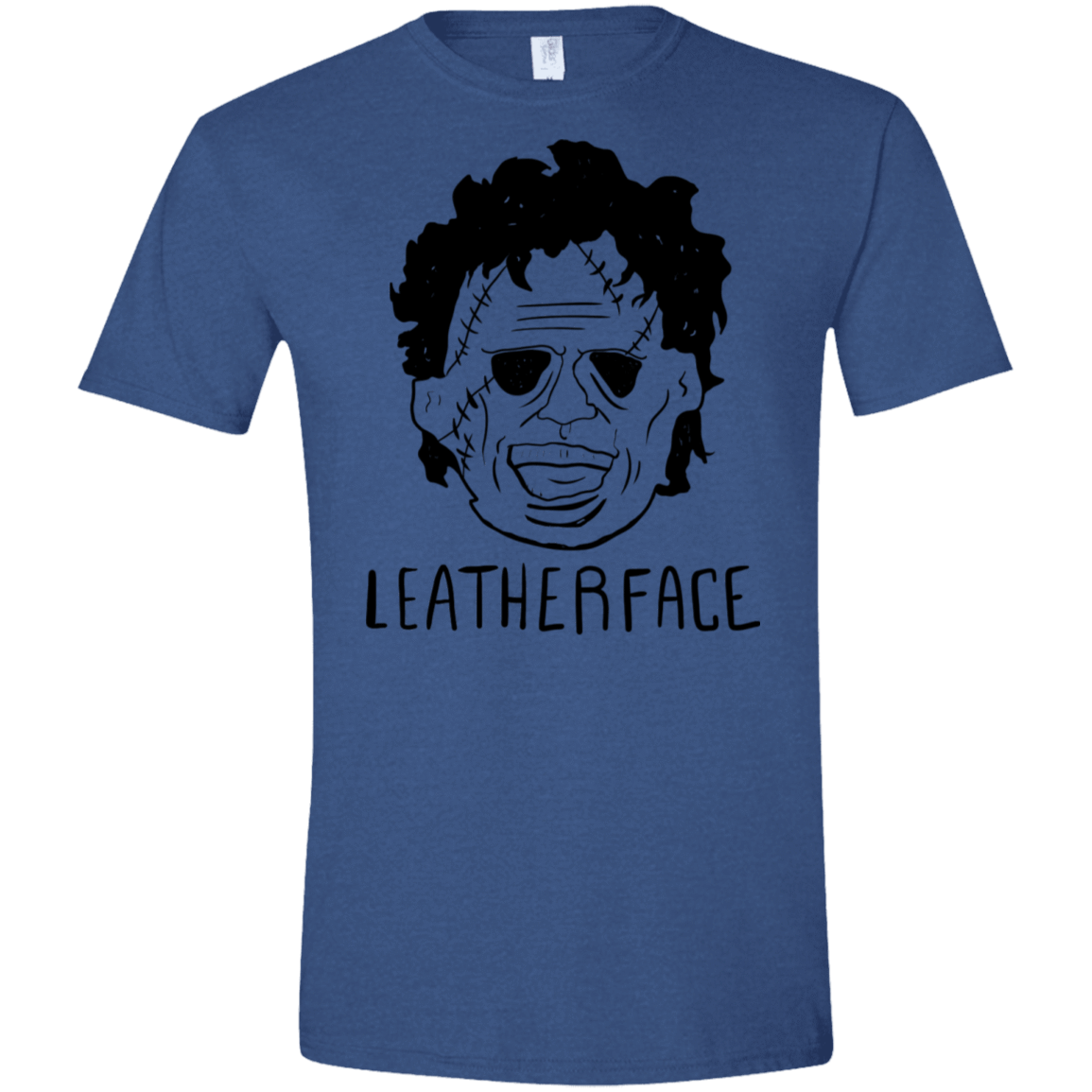 T-Shirts Heather Royal / X-Small Leatherface Men's Semi-Fitted Softstyle