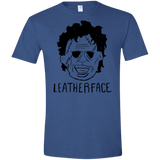 T-Shirts Heather Royal / X-Small Leatherface Men's Semi-Fitted Softstyle