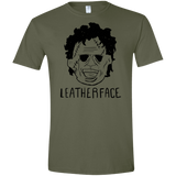 T-Shirts Military Green / S Leatherface Men's Semi-Fitted Softstyle