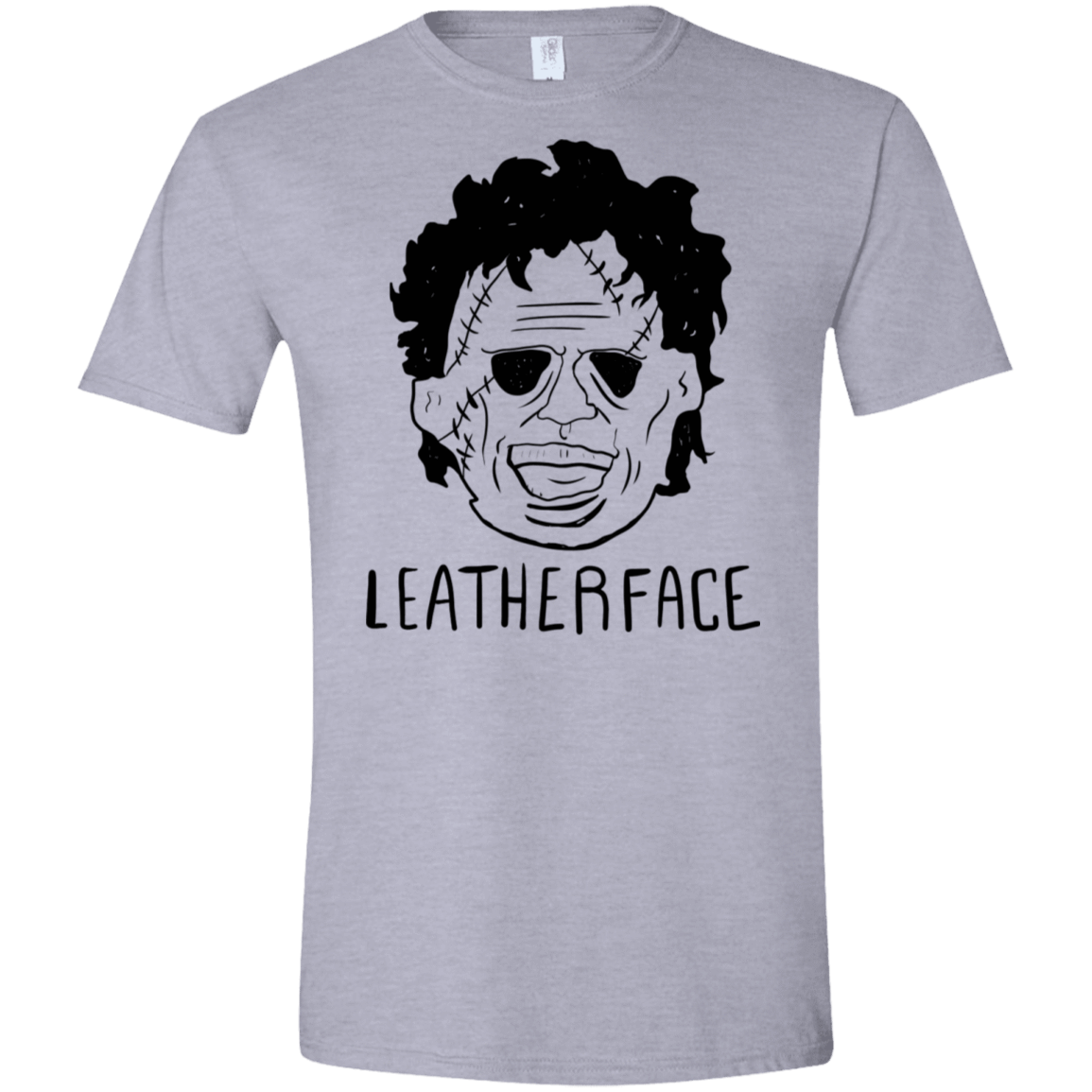 T-Shirts Sport Grey / X-Small Leatherface Men's Semi-Fitted Softstyle
