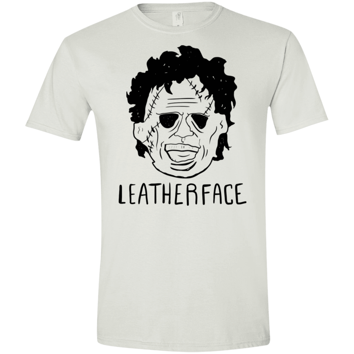 T-Shirts White / X-Small Leatherface Men's Semi-Fitted Softstyle