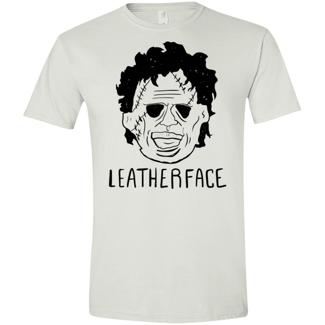 T-Shirts White / X-Small Leatherface Men's Semi-Fitted Softstyle