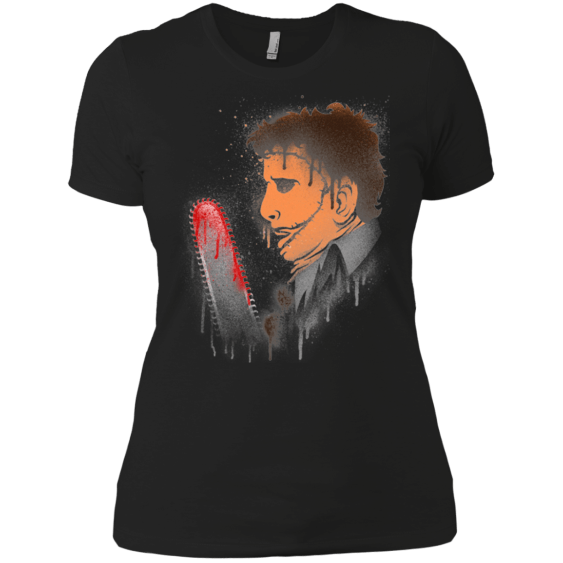 T-Shirts Black / X-Small Leatherface Women's Premium T-Shirt