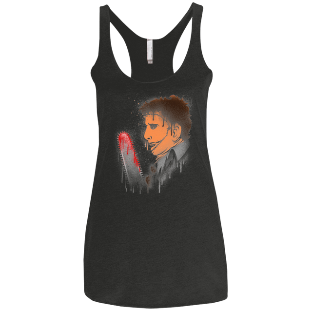 T-Shirts Vintage Black / X-Small Leatherface Women's Triblend Racerback Tank