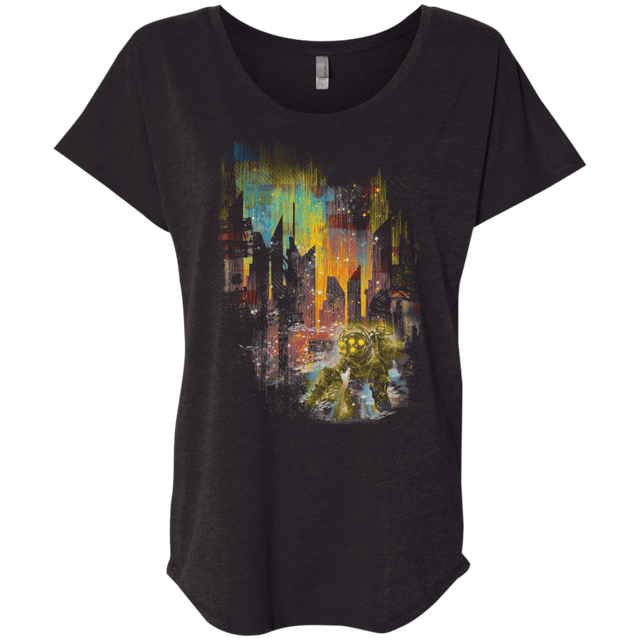 T-Shirts Vintage Black / X-Small Leaving Rapture Triblend Dolman Sleeve