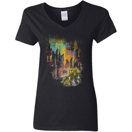 T-Shirts Black / S Leaving Rapture Women's V-Neck T-Shirt