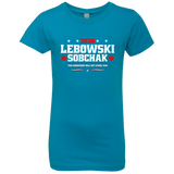 T-Shirts Turquoise / YXS Lebowski Sobchak Girls Premium T-Shirt