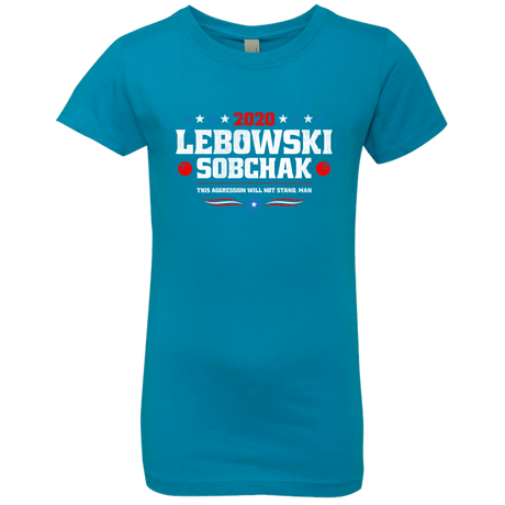 T-Shirts Turquoise / YXS Lebowski Sobchak Girls Premium T-Shirt