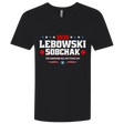 T-Shirts Black / X-Small Lebowski Sobchak Men's Premium V-Neck