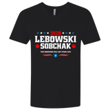 T-Shirts Black / X-Small Lebowski Sobchak Men's Premium V-Neck