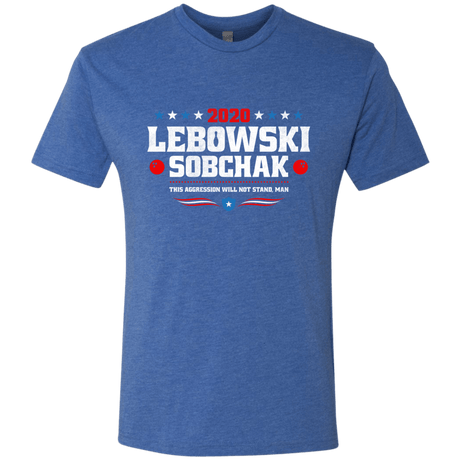 T-Shirts Vintage Royal / Small Lebowski Sobchak Men's Triblend T-Shirt