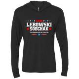 T-Shirts Vintage Black / X-Small Lebowski Sobchak Triblend Long Sleeve Hoodie Tee