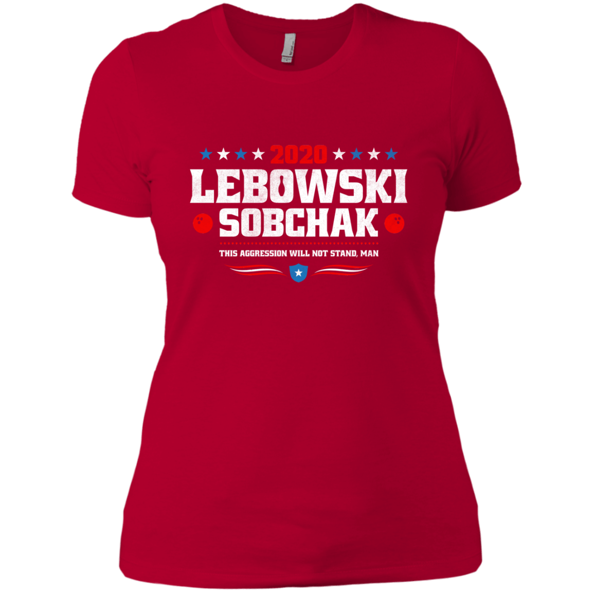 T-Shirts Red / X-Small Lebowski Sobchak Women's Premium T-Shirt