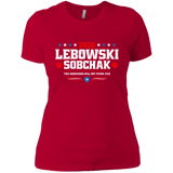 T-Shirts Red / X-Small Lebowski Sobchak Women's Premium T-Shirt