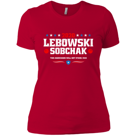 T-Shirts Red / X-Small Lebowski Sobchak Women's Premium T-Shirt