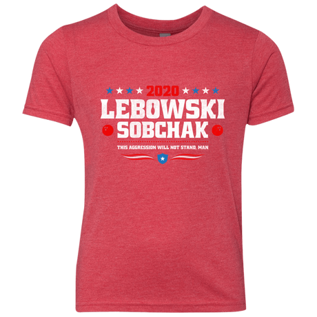 T-Shirts Vintage Red / YXS Lebowski Sobchak Youth Triblend T-Shirt