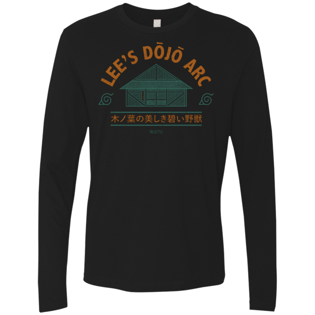 T-Shirts Black / Small Lee's Dojo Men's Premium Long Sleeve