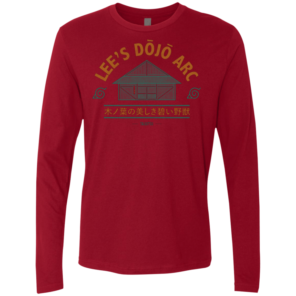 T-Shirts Cardinal / Small Lee's Dojo Men's Premium Long Sleeve