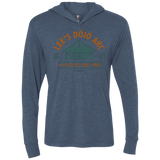 T-Shirts Indigo / X-Small Lee's Dojo Triblend Long Sleeve Hoodie Tee