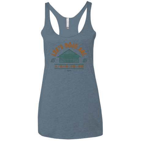 T-Shirts Indigo / X-Small Lee's Dojo Women's Triblend Racerback Tank