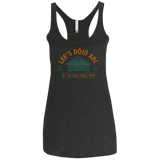 T-Shirts Vintage Black / X-Small Lee's Dojo Women's Triblend Racerback Tank