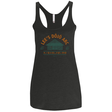 T-Shirts Vintage Black / X-Small Lee's Dojo Women's Triblend Racerback Tank