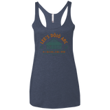 T-Shirts Vintage Navy / X-Small Lee's Dojo Women's Triblend Racerback Tank
