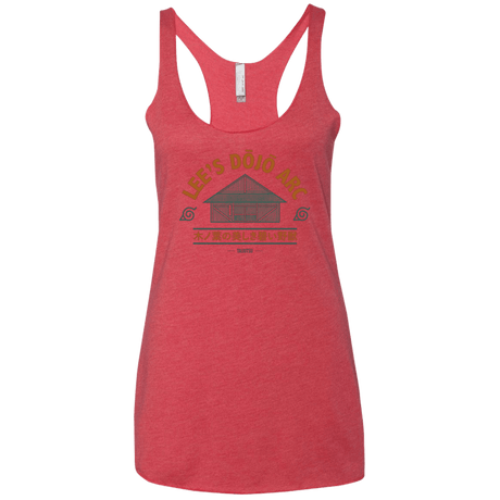 T-Shirts Vintage Red / X-Small Lee's Dojo Women's Triblend Racerback Tank