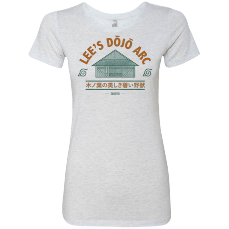 T-Shirts Heather White / Small Lee's Dojo Women's Triblend T-Shirt