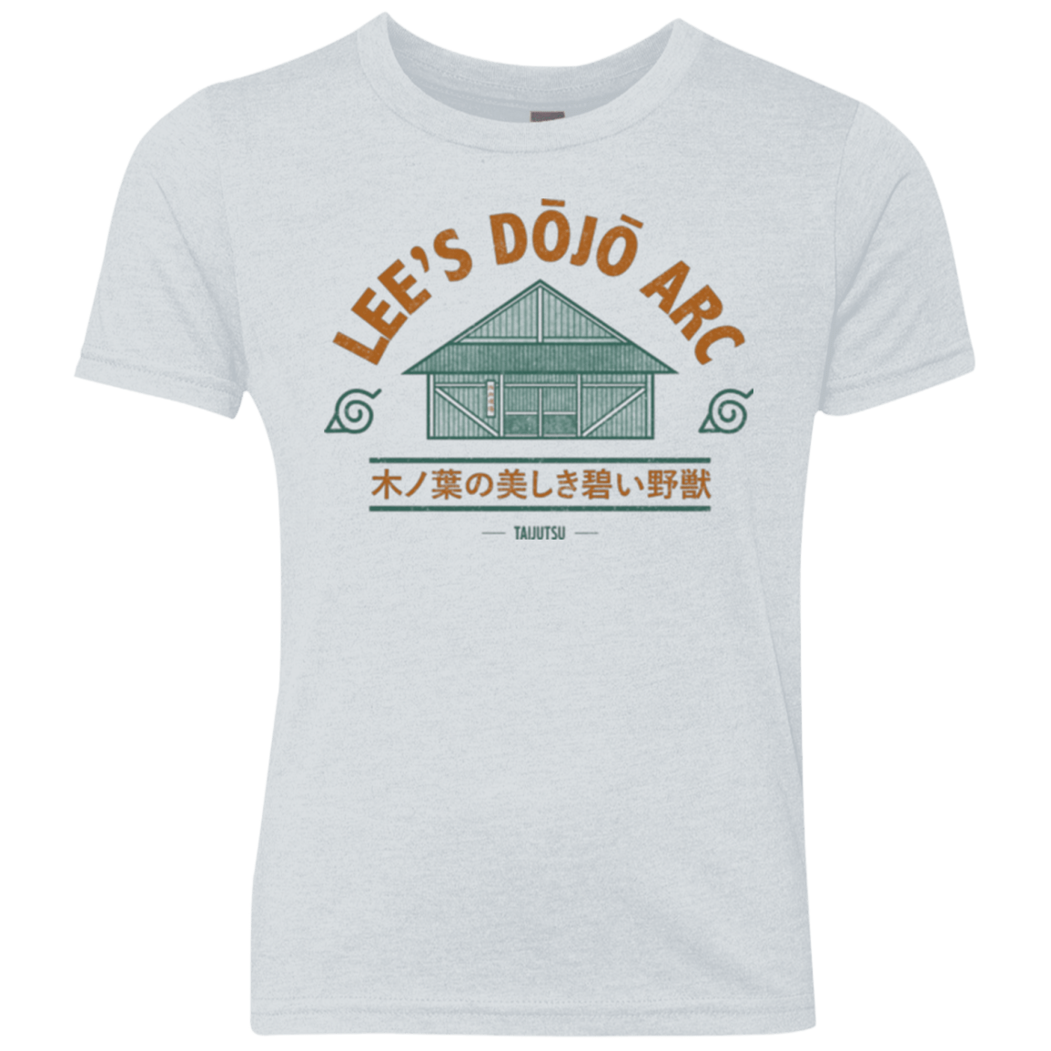 T-Shirts Heather White / YXS Lee's Dojo Youth Triblend T-Shirt
