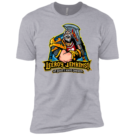 T-Shirts Heather Grey / YXS Leeroy Jenkins Boys Premium T-Shirt