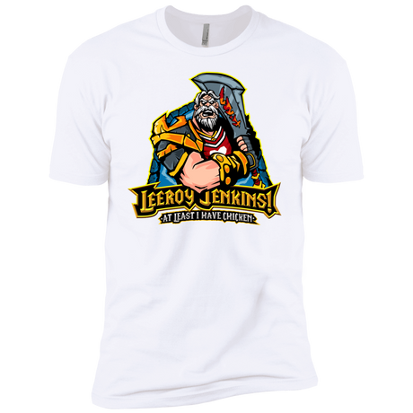 T-Shirts White / YXS Leeroy Jenkins Boys Premium T-Shirt