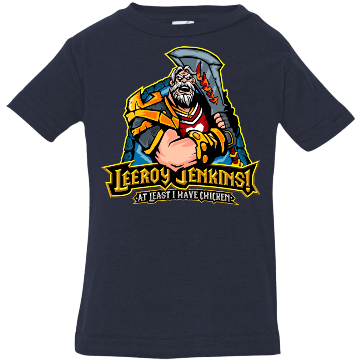 T-Shirts Navy / 6 Months Leeroy Jenkins Infant PremiumT-Shirt