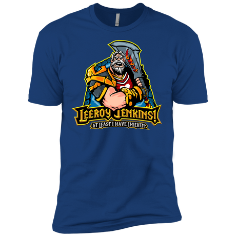 T-Shirts Royal / X-Small Leeroy Jenkins Men's Premium T-Shirt