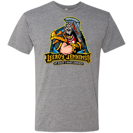 T-Shirts Premium Heather / Small Leeroy Jenkins Men's Triblend T-Shirt