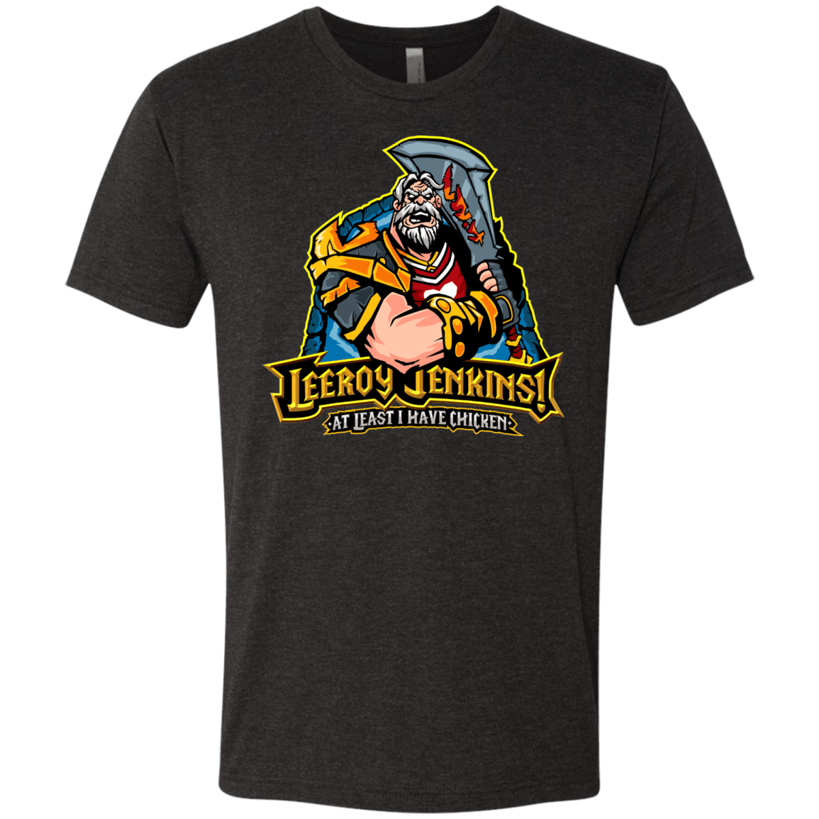 T-Shirts Vintage Black / Small Leeroy Jenkins Men's Triblend T-Shirt