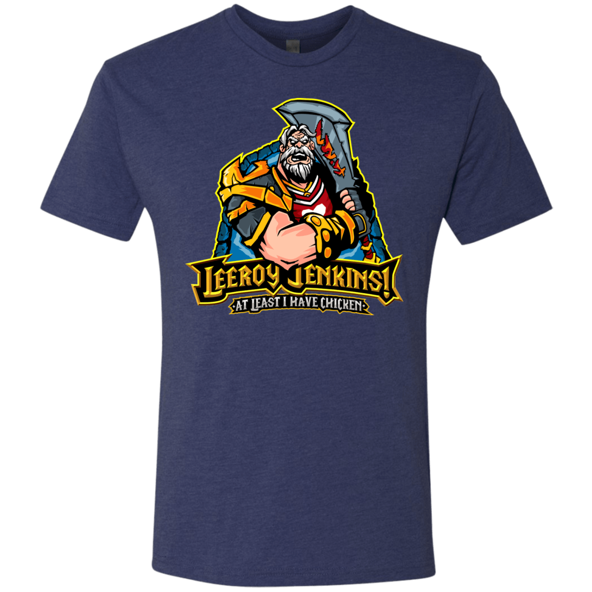 T-Shirts Vintage Navy / Small Leeroy Jenkins Men's Triblend T-Shirt