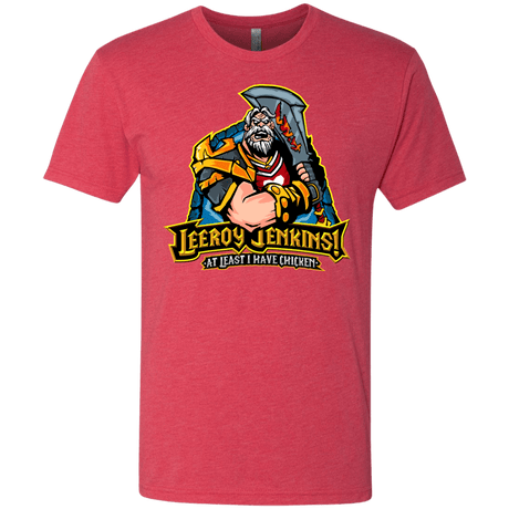 T-Shirts Vintage Red / Small Leeroy Jenkins Men's Triblend T-Shirt