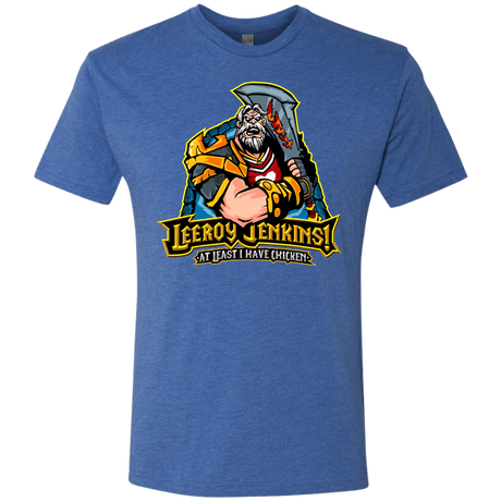 T-Shirts Vintage Royal / Small Leeroy Jenkins Men's Triblend T-Shirt