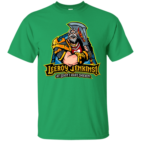 T-Shirts Irish Green / Small Leeroy Jenkins T-Shirt