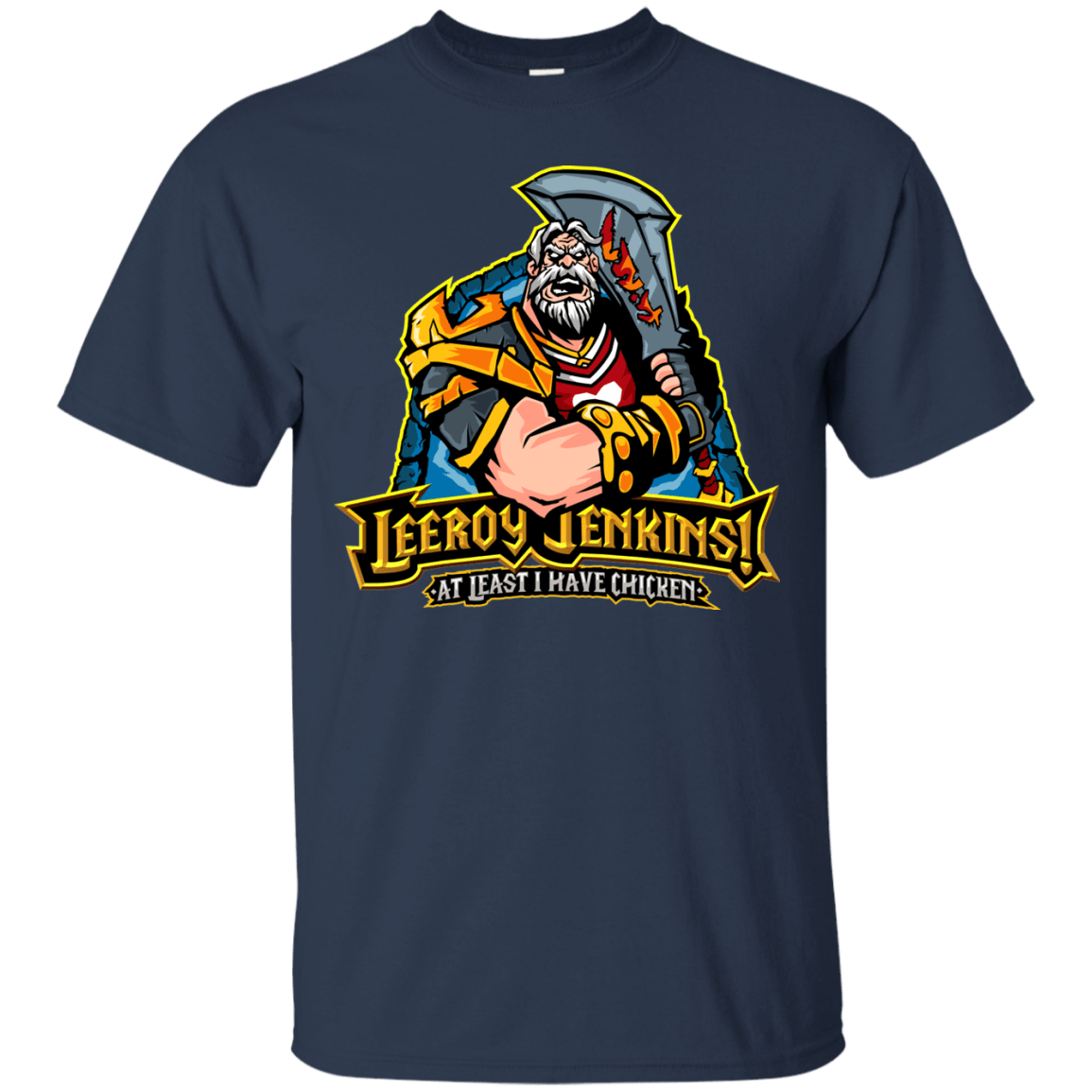 T-Shirts Navy / Small Leeroy Jenkins T-Shirt